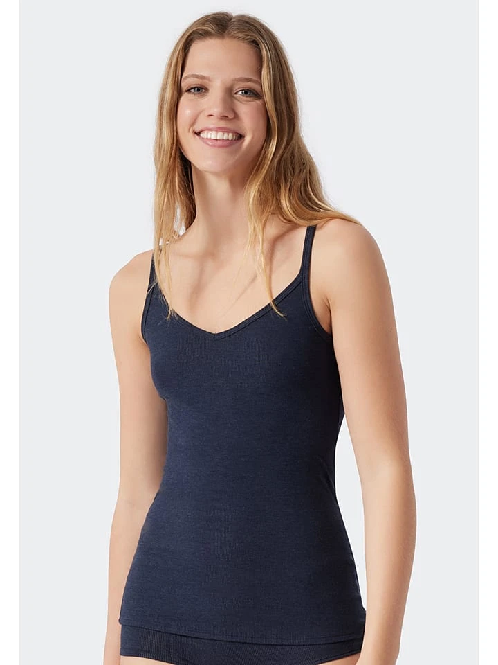 Schiesser Hemdchen In Dunkelblau