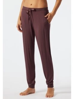 Schiesser Pyjama-Hose In Bordeaux