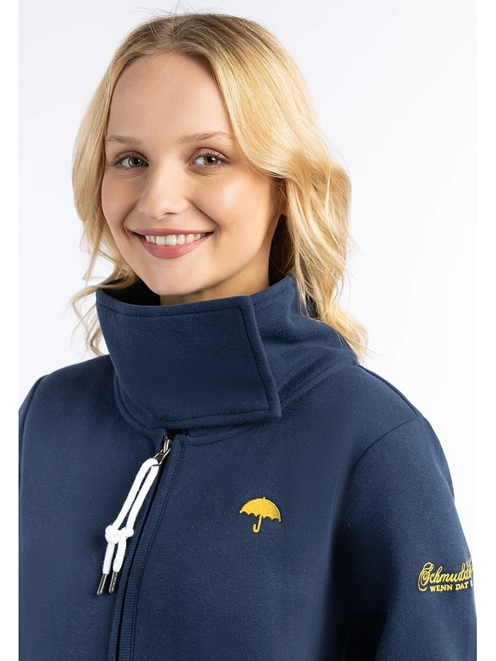 Schmuddelwedda Sweatjacke In Dunkelblau - Image 3