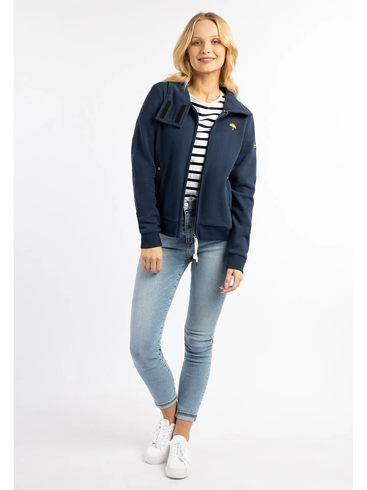 Schmuddelwedda Sweatjacke In Dunkelblau - Image 4