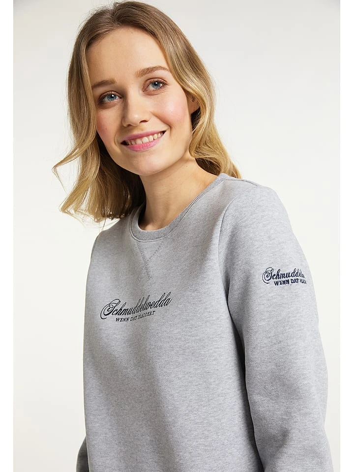 Schmuddelwedda Sweatshirt In Grau - Image 3