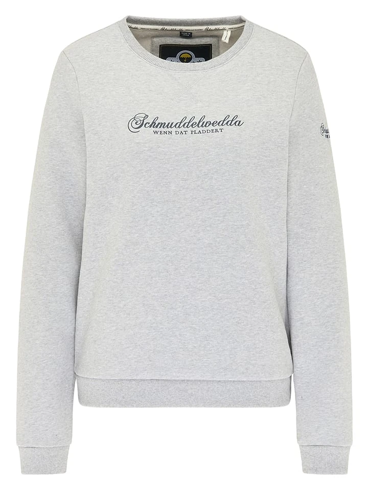 Schmuddelwedda Sweatshirt In Grau - Image 5