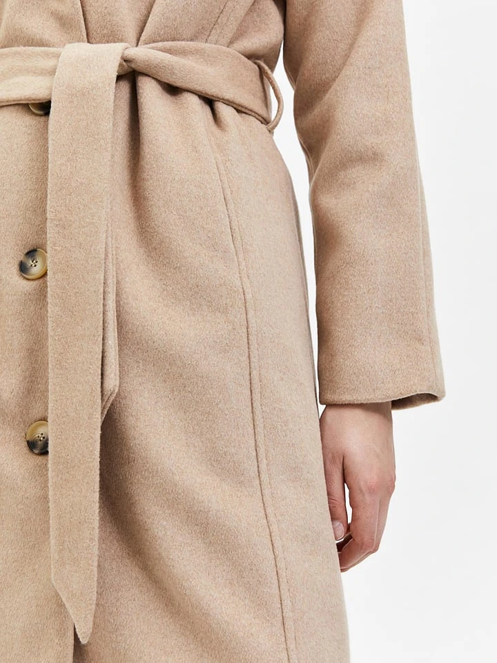 Selected Femme Übergangsmantel "Milan" In Beige - Image 4