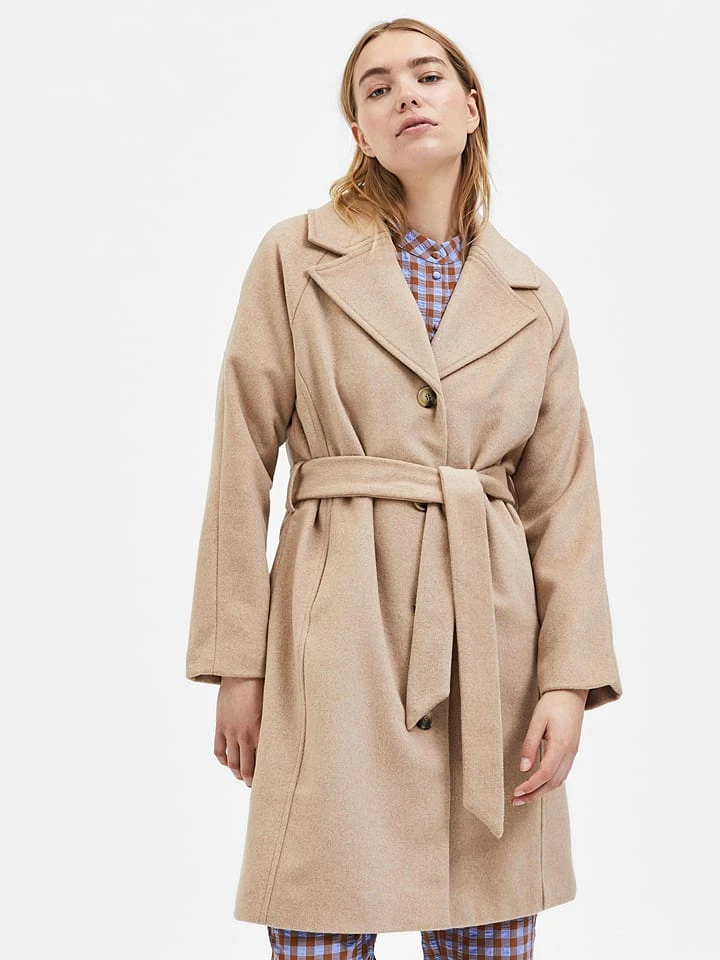 Selected Femme Übergangsmantel "Milan" In Beige - Image 5