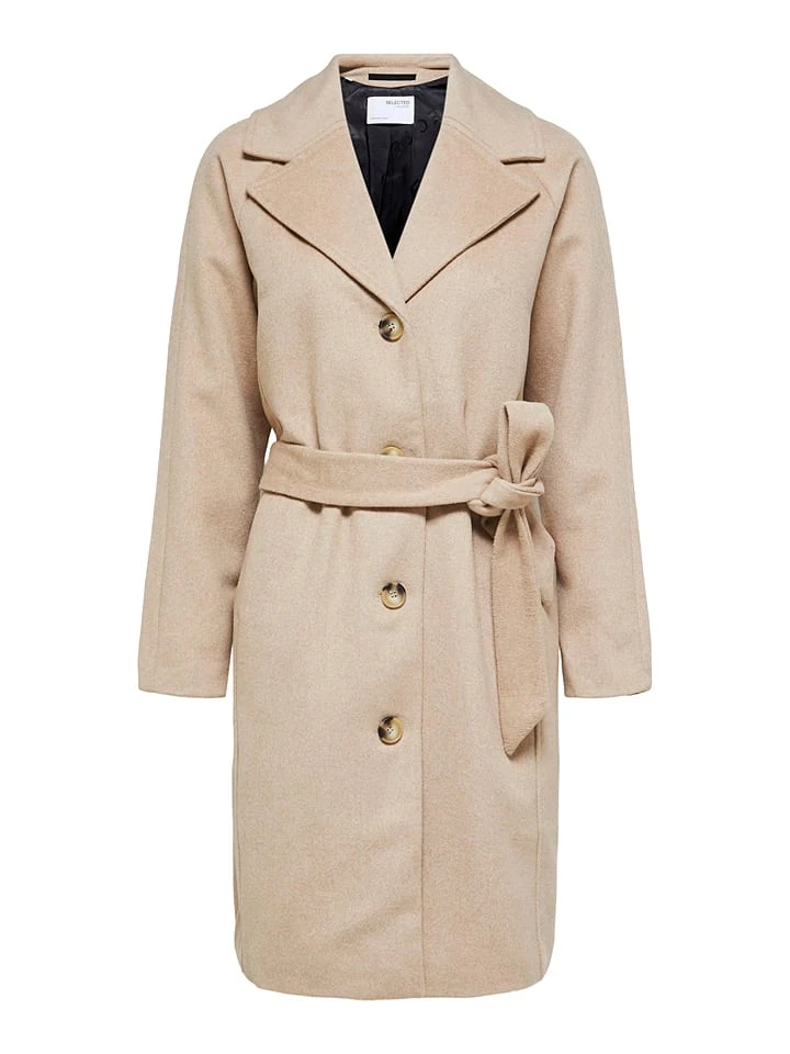 Selected Femme Übergangsmantel "Milan" In Beige - Image 6