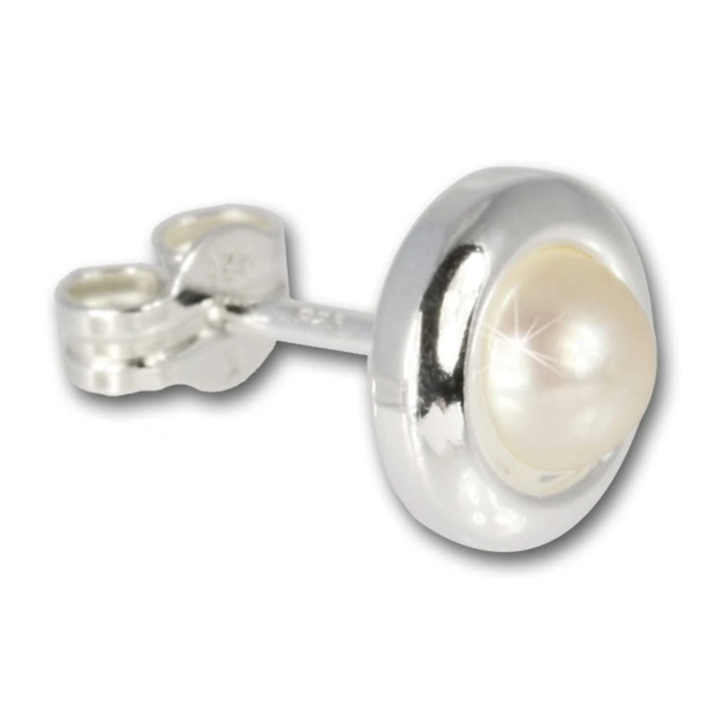 Ohrringe Silber 925 Sterling Silber Perle Ohrstecker - Image 3