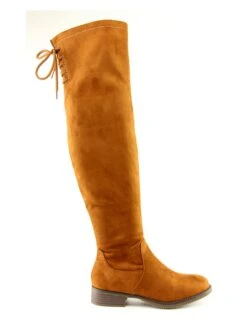 Overkneestiefel In Hellbraun