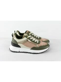Sneakers In Khaki/ Beige