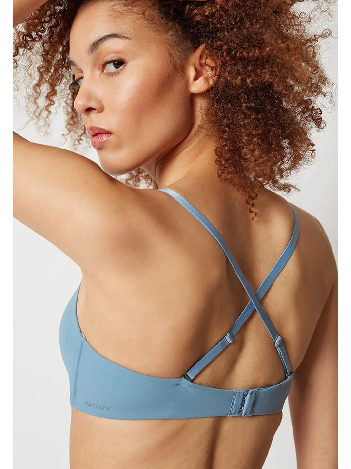 Skiny Bügelloser BH In Blau - Image 3