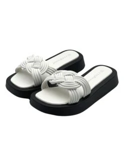 Pantoletten In Weiß