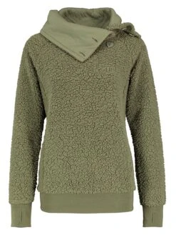 Fleecepullover In Oliv