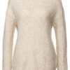 STREET ONE Pullover Mit Struktur Dream White Melange