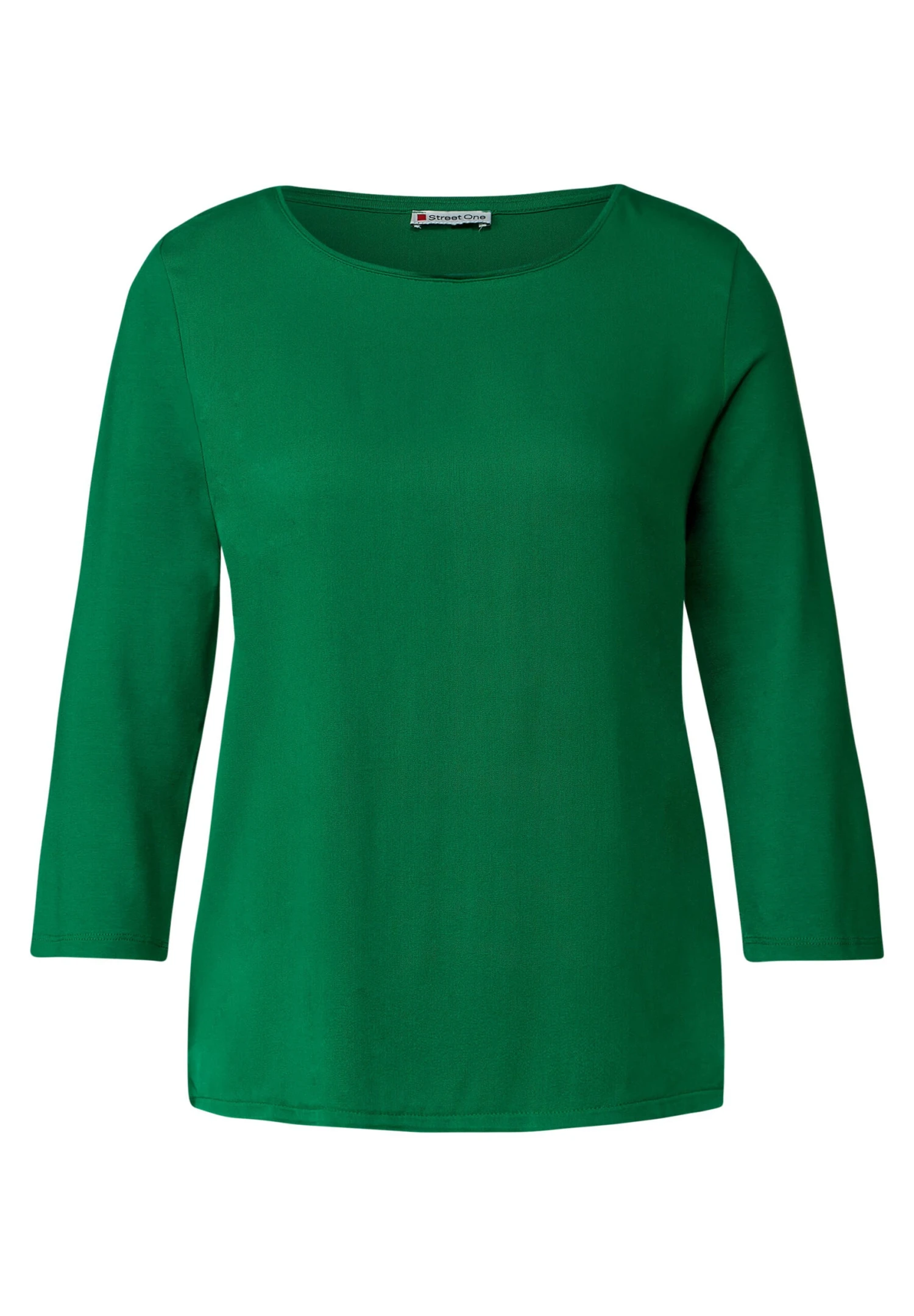 STREET ONE Shirt Mit 3/4 Ärmel Brisk Green