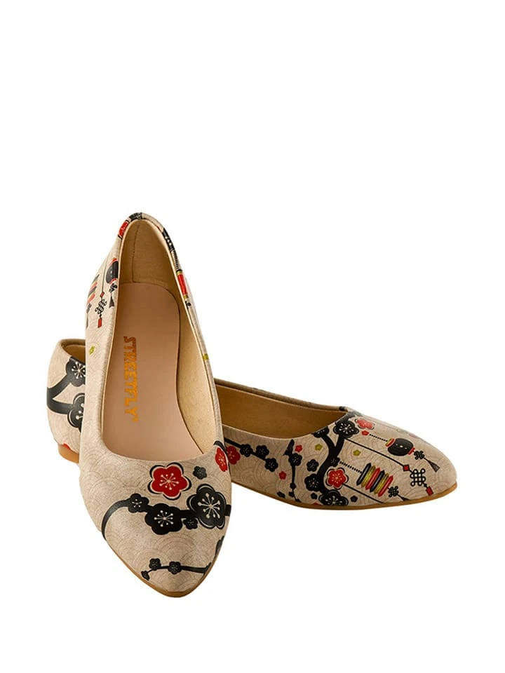 Ballerinas In Beige/ Bunt - Image 3