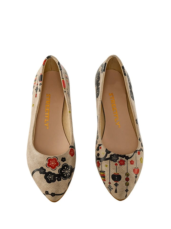 Ballerinas In Beige/ Bunt - Image 4