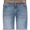 SUBLEVEL Jeans-Bermudas In Blau