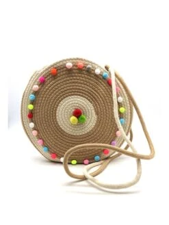 Umhängetasche In Beige - Ø 31 Cm