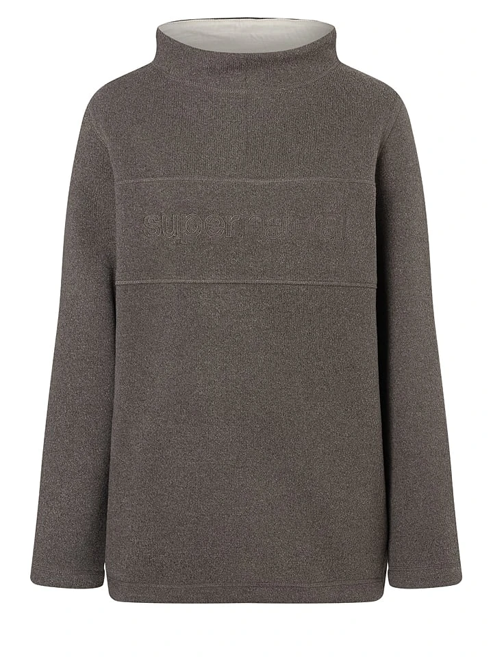 Super.natural Fleecepullover In Grau - Image 2