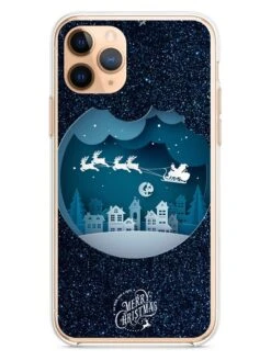 Case Für IPhone 11 PRO "Boule De Noël" In Dunkelblau