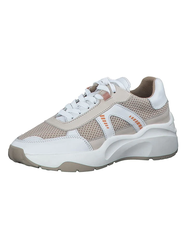 Tamaris Sneakers In Weiß/ Beige - Image 3