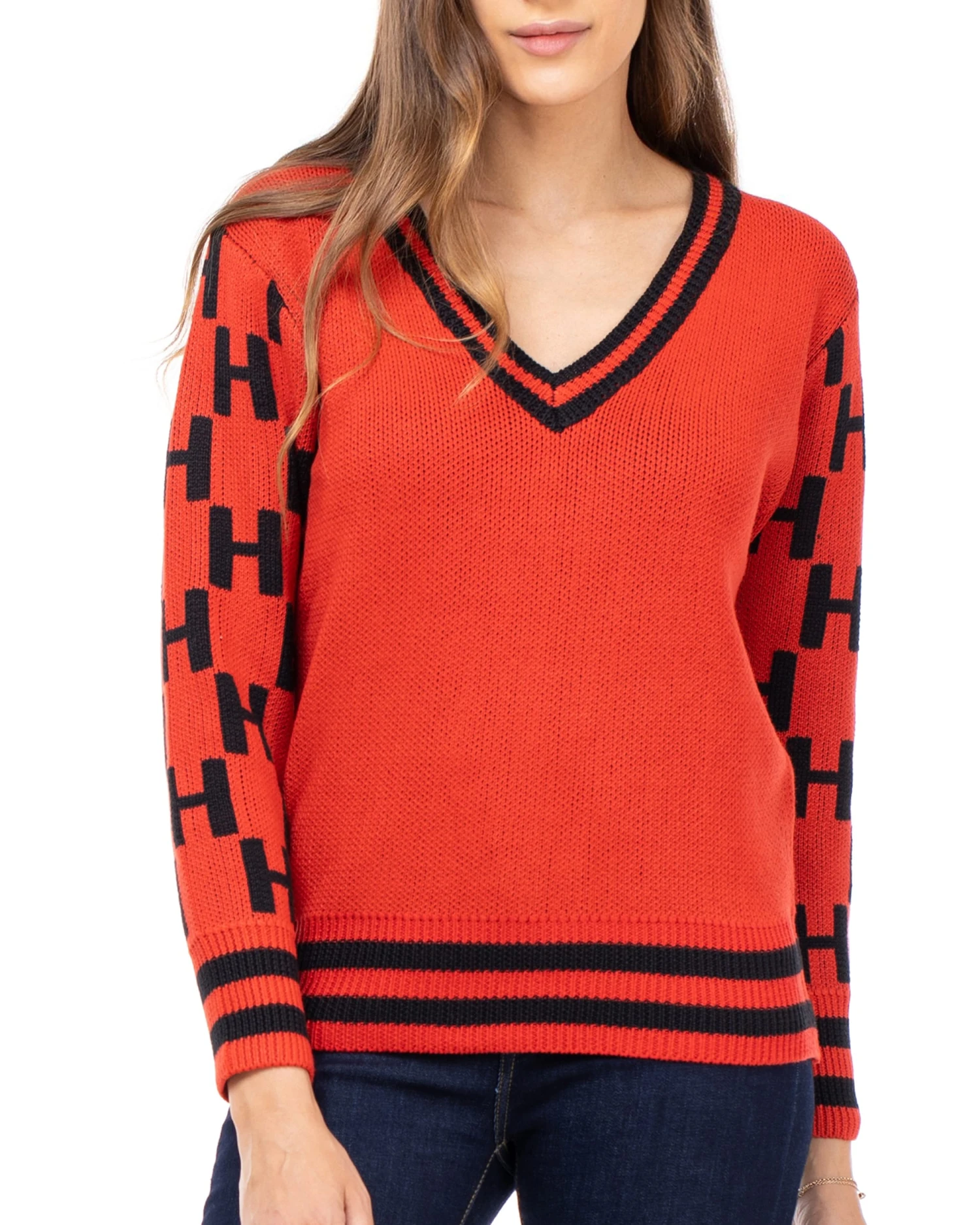 Strickpullover In Rot - Image 3