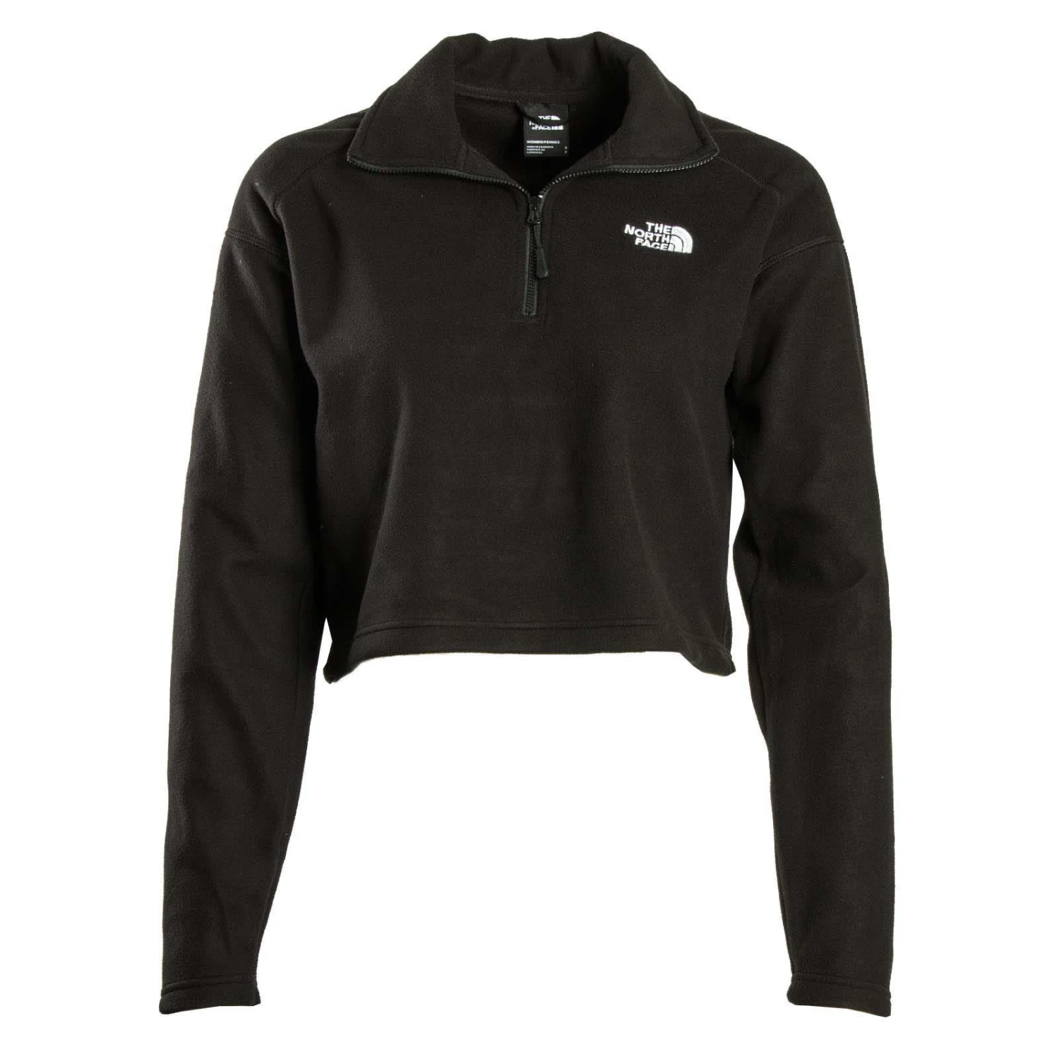 The North Face Jacke - 100 GL Crop 1/4 Zip - Black - Image 2