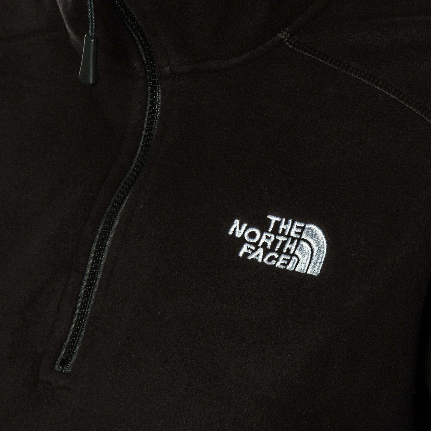 The North Face Jacke - 100 GL Crop 1/4 Zip - Black - Image 3