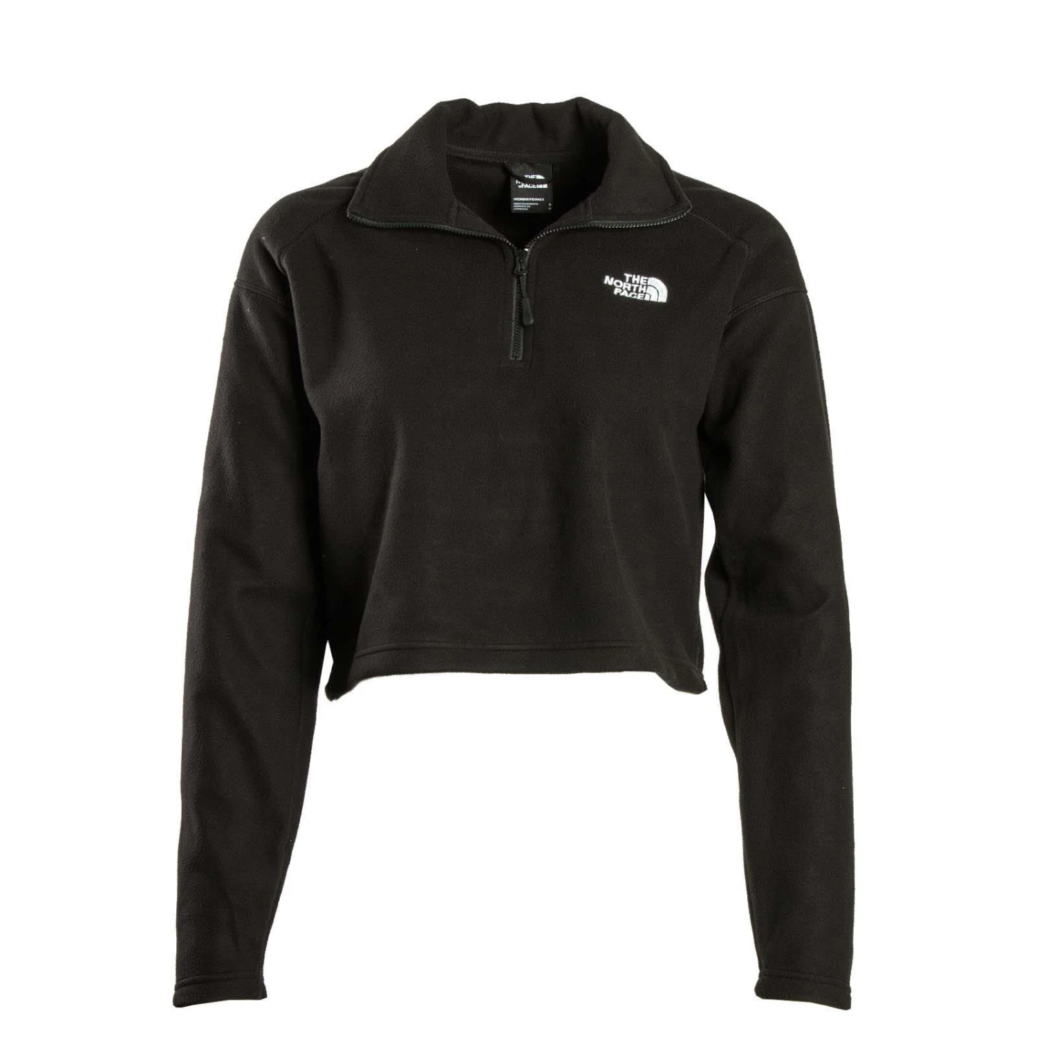 The North Face Jacke - 100 GL Crop 1/4 Zip - Black