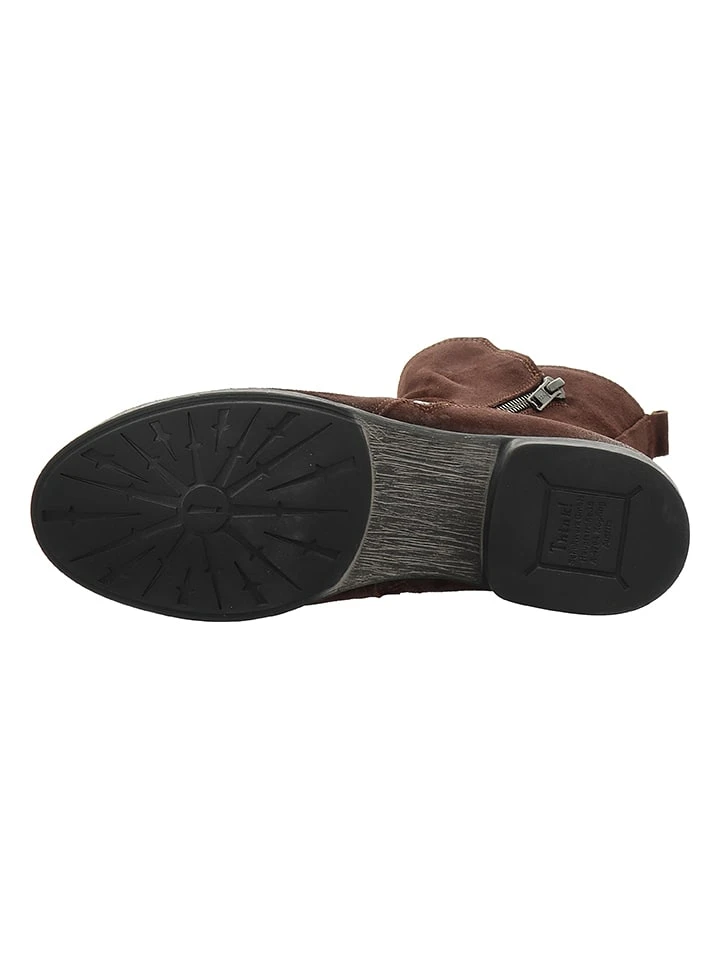 Think! Leder-Boots "Agrat" In Braun - Image 4