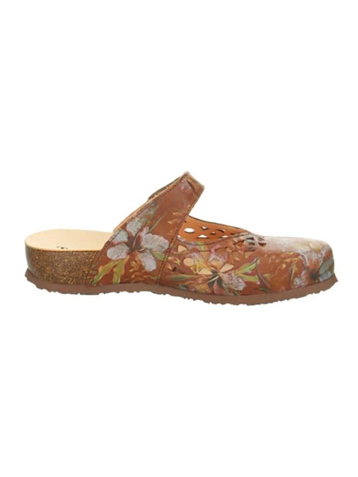 Think! Leder-Pantoletten "Julia" In Hellbraun - Image 2