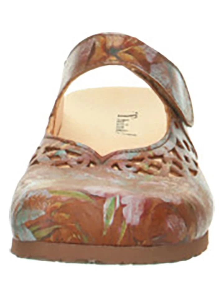 Think! Leder-Pantoletten "Julia" In Hellbraun - Image 3