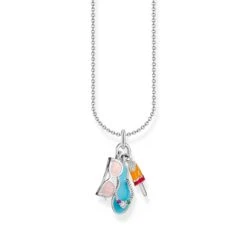 Thomas Sabo Kette In Silber, Bunt