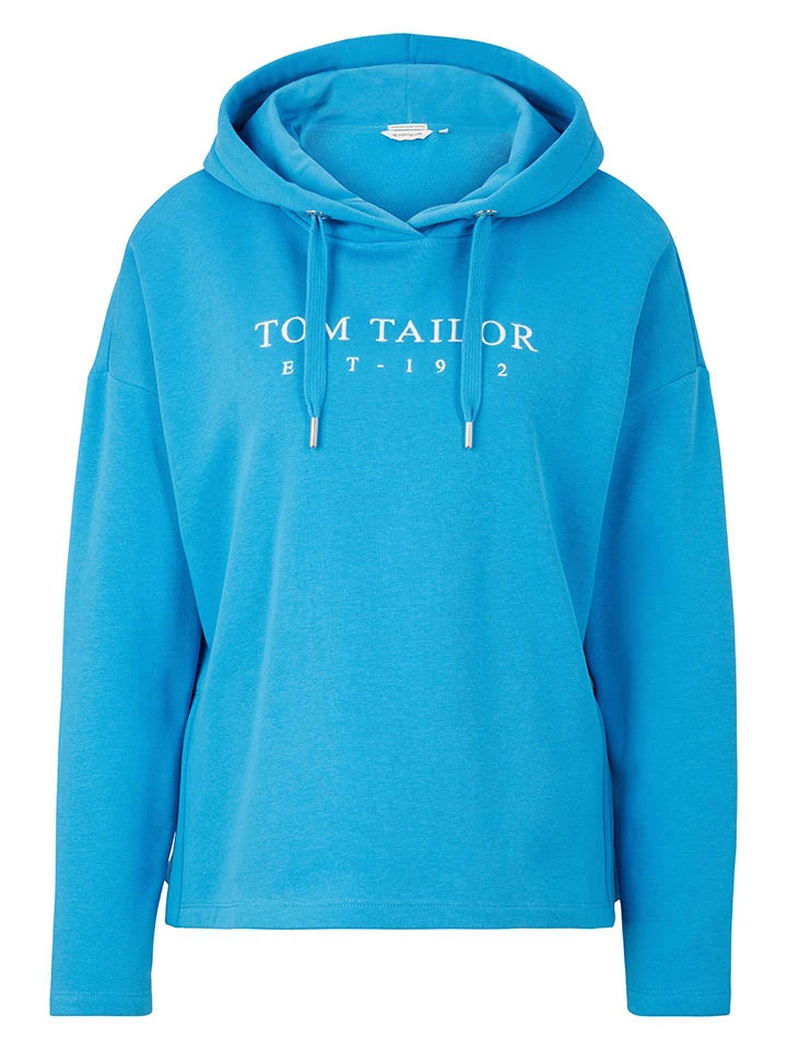 Tom Tailor Hoodie In Blau