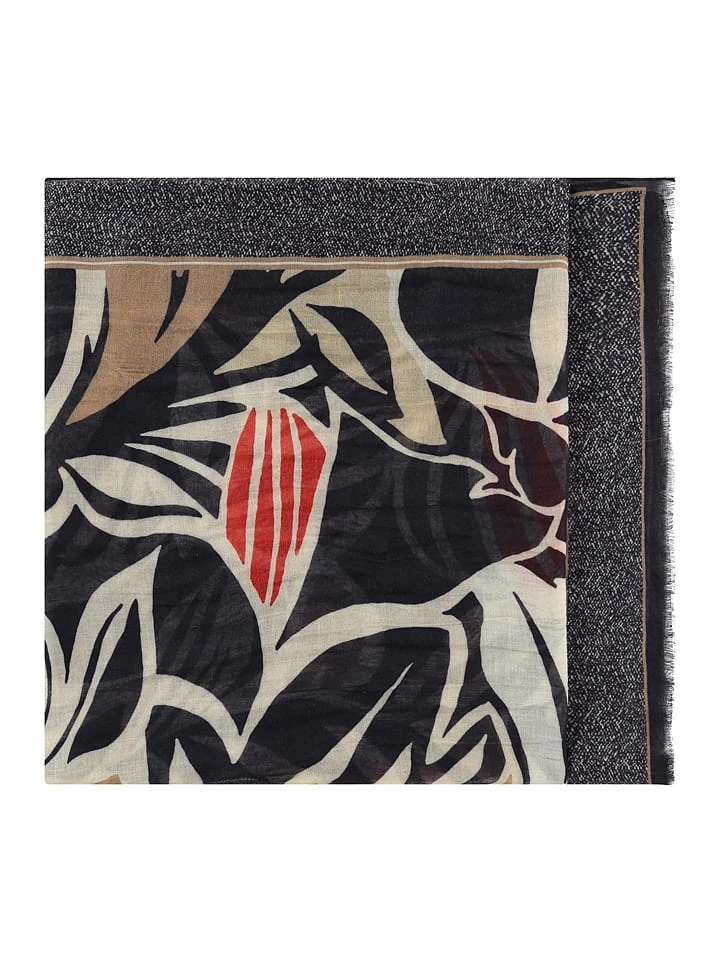 Schal In Schwarz/ Beige - Image 2