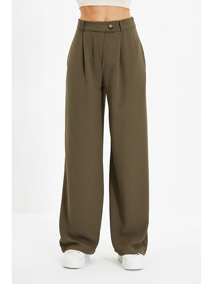 Trendyol Marlenehose In Braun - Image 4