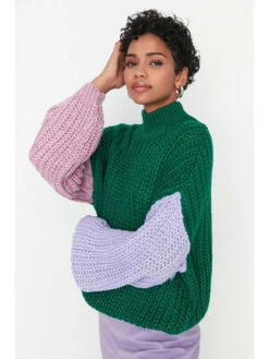 Trendyol Rollkragenpullover In Bunt