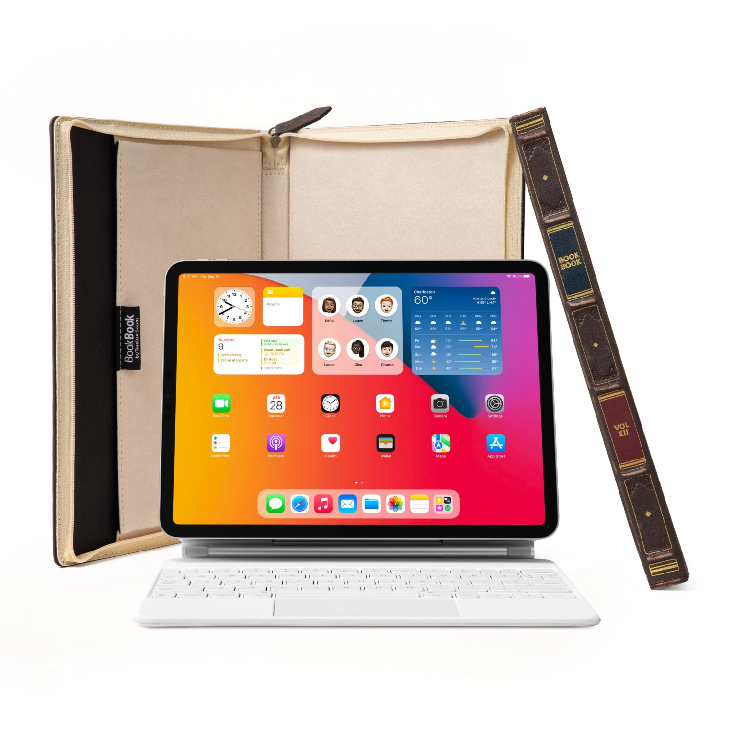 BookBook Cover Für IPad Pro 12.9 (2020er Gen.) Cream Lining