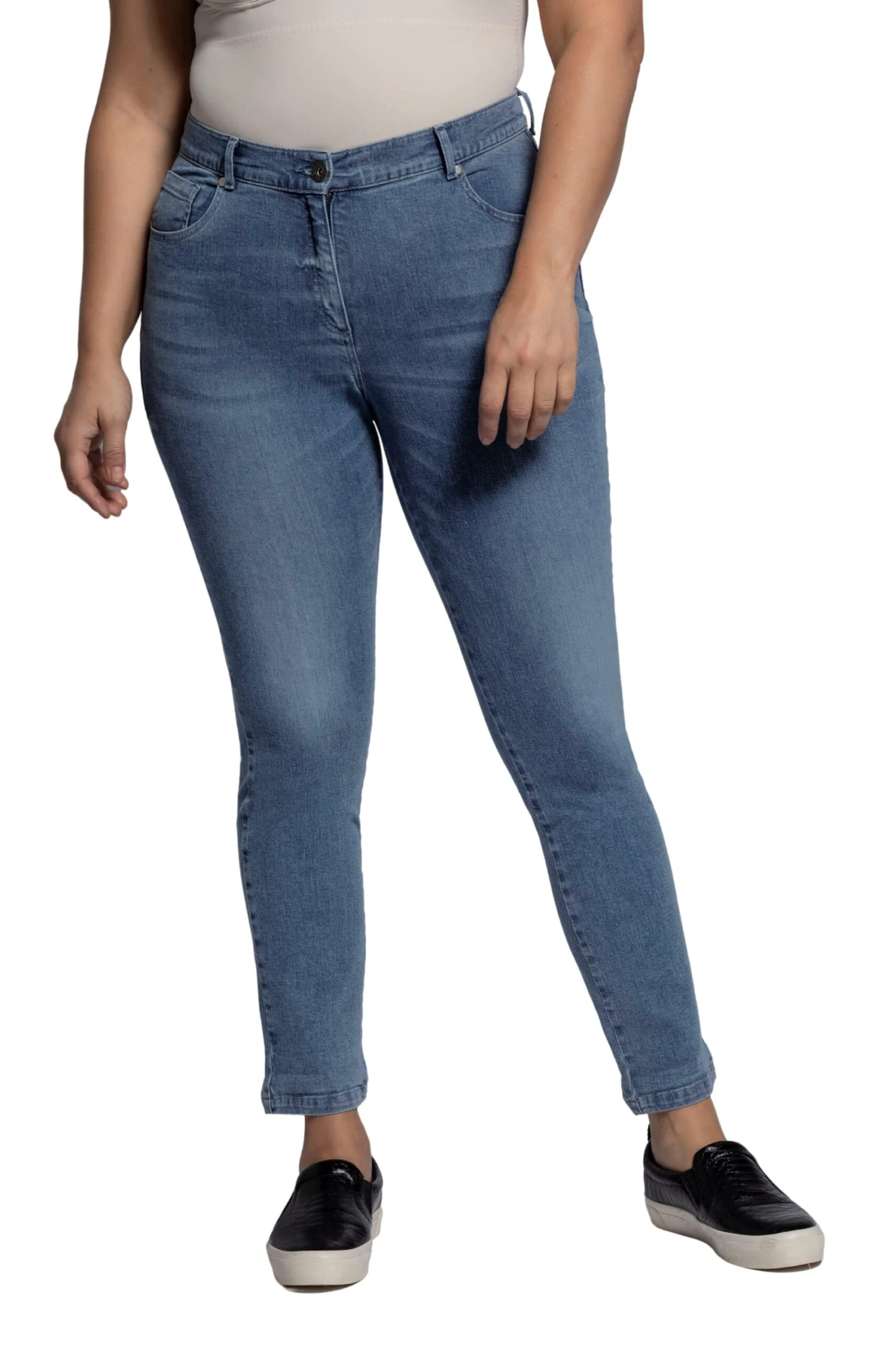 Ulla Popken Slim Jeans SAMMY In Blau