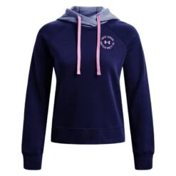Under Armour Freizeit Sweatshirts Rival Fleece Retro Hoodie Women Blue