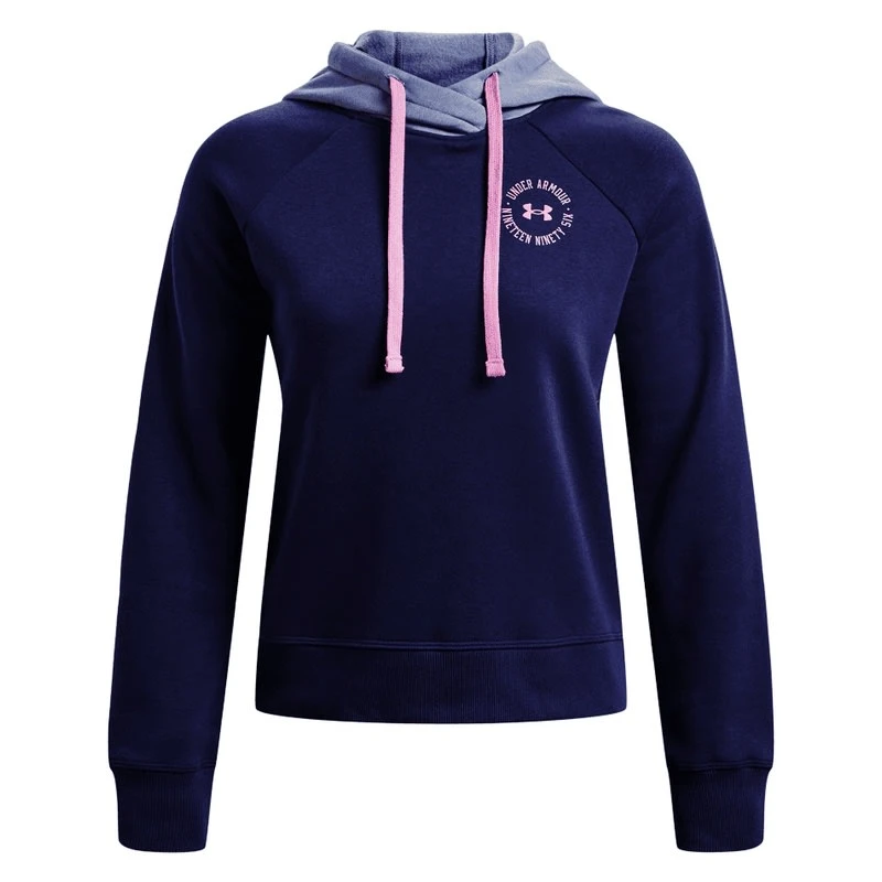 Under Armour Freizeit Sweatshirts Rival Fleece Retro Hoodie Women Blue