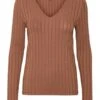 Vero Moda Longsleeve "Maggie" In Hellbraun