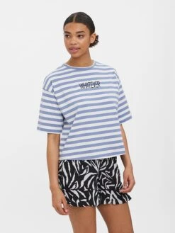 Vero Moda Shirt "Ulakelly" In Blau