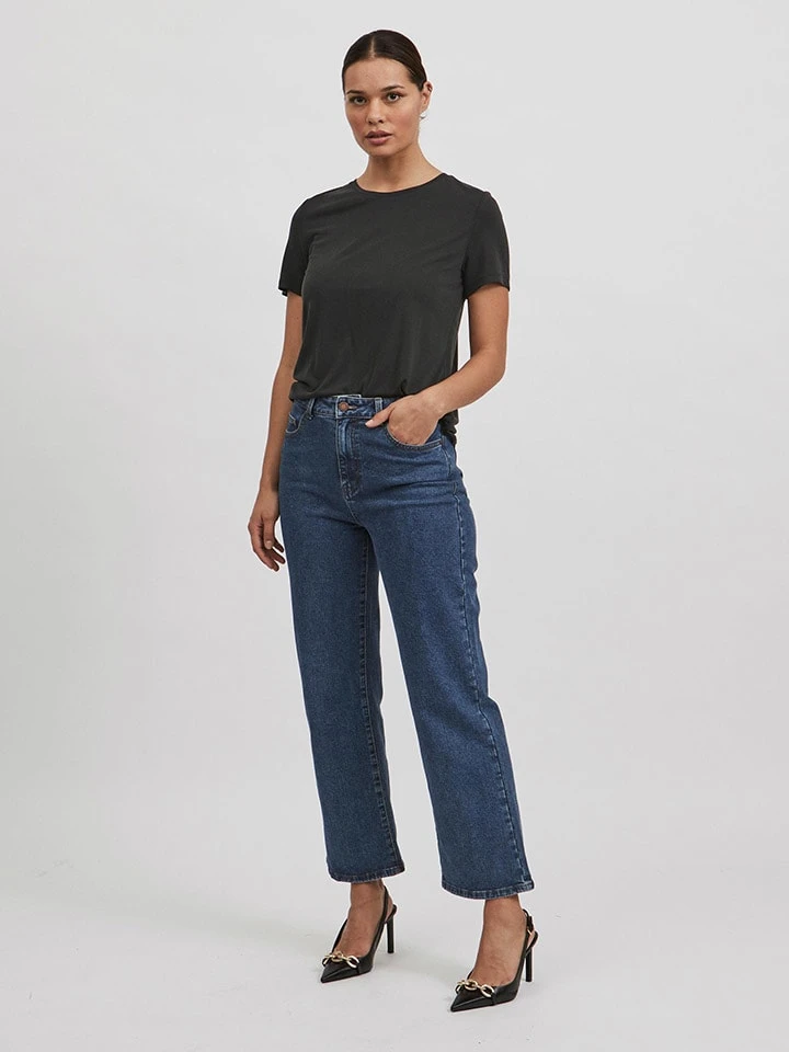 Vila Shirt In Schwarz - Image 4