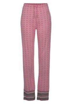 Schlafhose In Pink Bedruckt