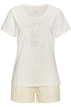 Shorty In Gelb-weiß-gestreift