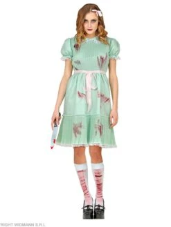 WIDMANN 3tlg. Kostüm "KILLERPUPPE" In Hellgrün