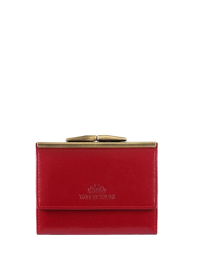 Leder-Geldbörse In Rot - (B)12 X (H)9,5 Cm