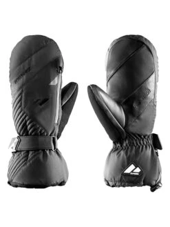 Zanier Unisex-Ski-/ Snowboardfäustlinge "Obertauern STX" In Schwarz