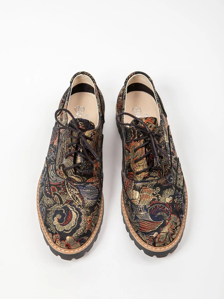 Leder-Schnürschuhe In Bunt - Image 3