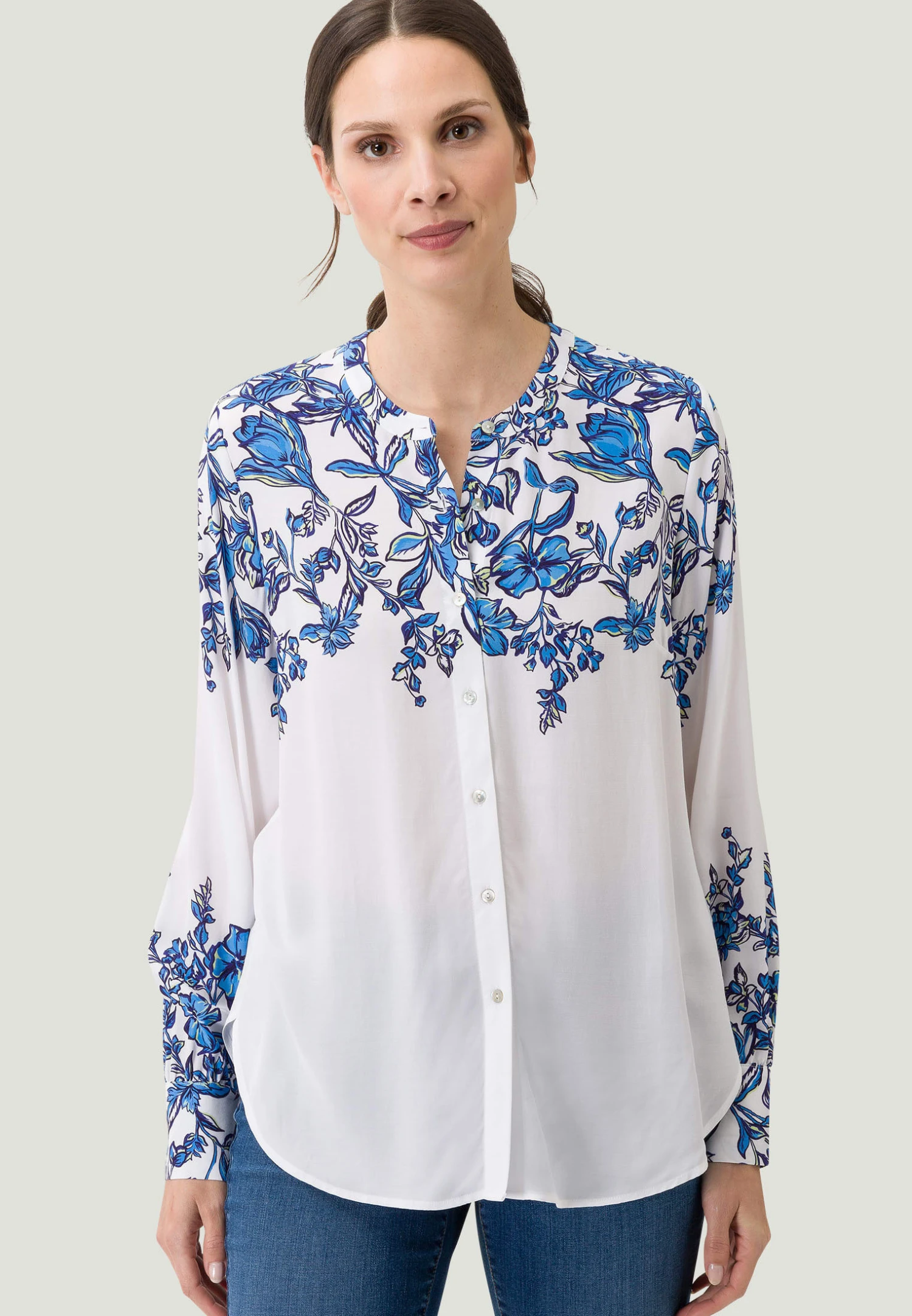 Zero Bluse Creamblue - Image 2